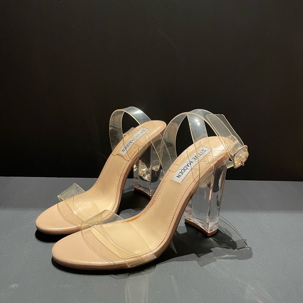 Steve Madden Clear Heels